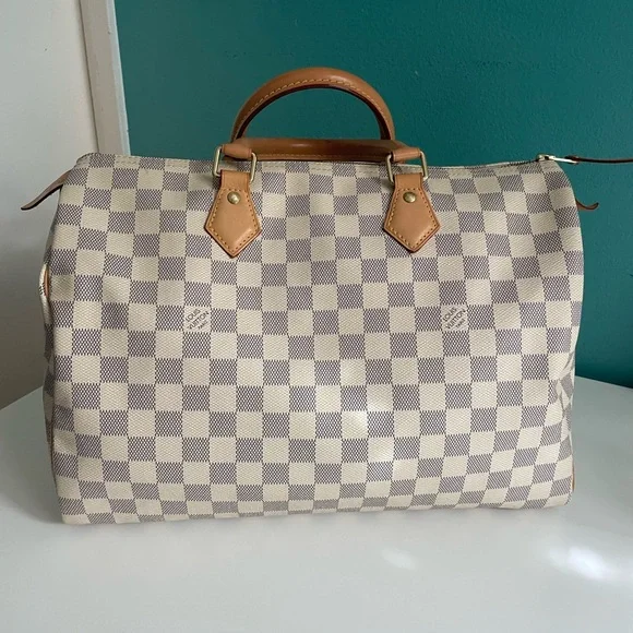 Louis Vuitton azur speedy 35 - Picture 1 of 9